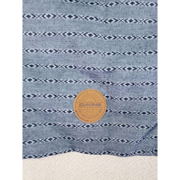 Dakine Bag Womens One Size Blue Canvas Drawstring Bonnie Paige Cinch Backpack - Picture 2 of 6